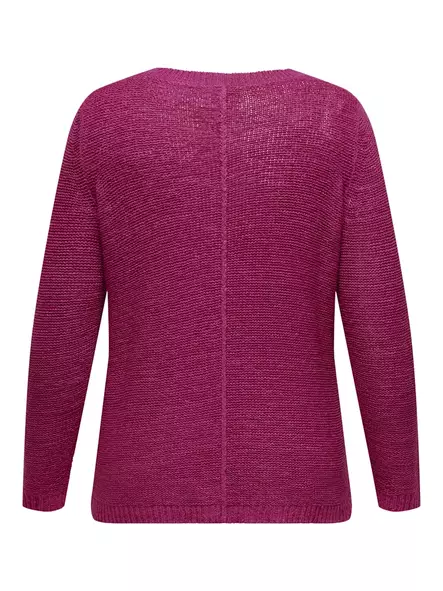 Only Carmakoma plus size sweater New Foxy granita - Women's knitwear - 137062 - 2