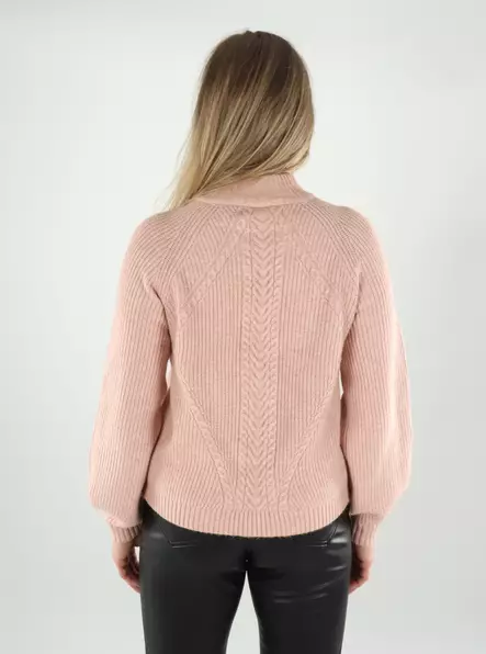 Only women's sweater High Neck rose smoke - Women's knitwear - 139992 - 2