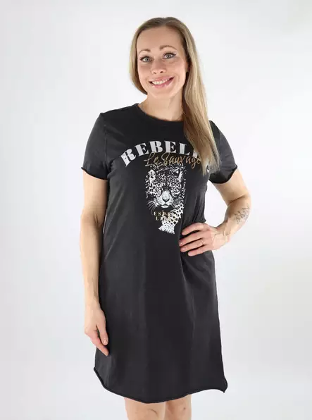 Only printed dress Life black/rebelle - Dresses and tunics - 138582 - 1