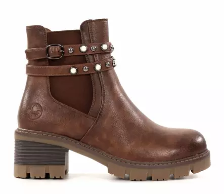 Rieker women's ankle boots 92064-25 brown - Rieker ankle boots - 136892 - 1