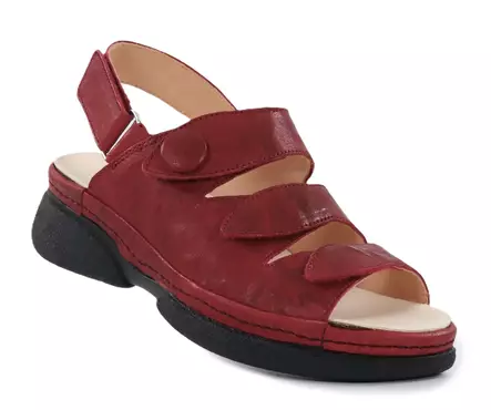 Think! women's genuine leather sandals 000587-5100 Cambio red - Women's work shoes - 140082 - 1