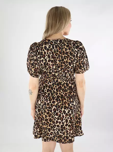 Vero Moda leopard print dress SS Short tiger eye/leo - Dresses and tunics - 138562 - 2