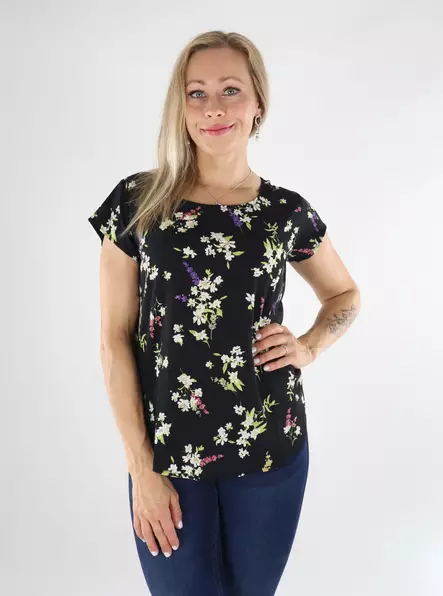Vero Moda T-shirt black/svea - Women's T-shirts - 136532 - 1