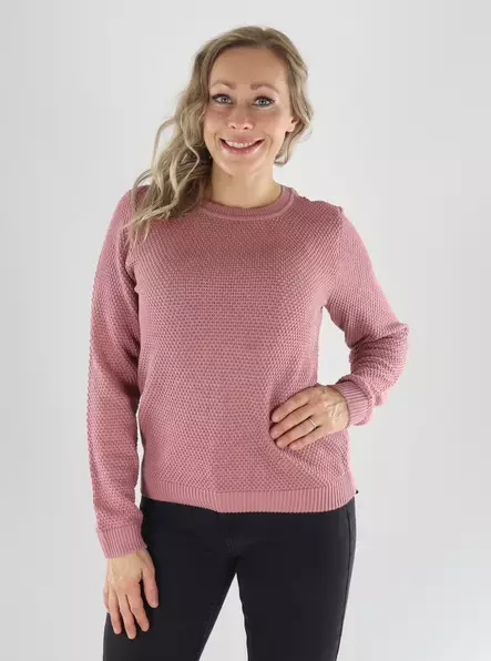 Vila Sweater VIDALO O-NECK L/S KNIT nostalgia rose - Women's knitwear - 141552 - 1