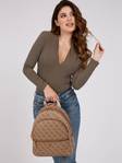 Guess Bag Manhattan large latte logo - Backpacks - 131462 - 1