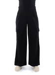 JDY women's wide leg pants Geggo pocket black - Women's trousers - 135582 - 1