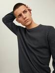 Jack & Jones Atlas men's sweater dark gray melange - Men's knitwear - 135012 - 4