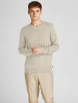 Jack & Jones Emil beige sweater - Men's knitwear - 134422 - 1