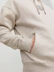 Jack&Jones Hoodie Cosmo hood white melange - Men's hoodies - 134082 - 2