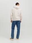 Jack&Jones Hoodie Cosmo hood white melange - Men's hoodies - 134082 - 3