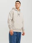 Jack&Jones Hoodie Cosmo hood white melange - Men's hoodies - 134082 - 1