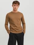 Jack&Jones Sweater Basic otter - Men's knitwear - 134372 - 1