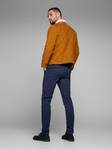 Jack & Jones Men's Slim fit Chino Pants Marco bowie, Navy blue - Men's trousers - 122902 - 4