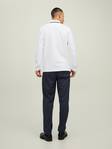Jack&Jones Shirt Paulos polo white - Men's long sleeved shirts - 132562 - 2