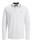 Jack&Jones Shirt Paulos polo white - Men's long sleeved shirts - 132562 - 4