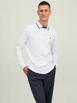 Jack&Jones Shirt Paulos polo white - Men's long sleeved shirts - 132562 - 1