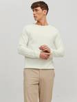 Jack&Jones Knit Hill cloud dancer - Men's knitwear - 134692 - 1