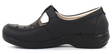 Nursing Care Machine Washable Work Shoes Leather, Black WG3711 - Women's work shoes - 122662 - 2