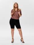 Only Carmakoma Shorts Thunder long, Black - Women's shorts and capris - 123892 - 2
