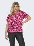 Only Carmakoma T-Shirt Lipstick red - Women's T-shirts - 135712 - 1