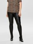 Only Carmakoma Women's Plus size coated pants Punk reg, Black - Women's trousers - 124822 - 1