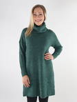 Only Knitted Dress dark green - Women's knitwear - 134472 - 1