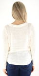 Only Sweater cloud dancer - Women's knitwear - 132822 - 2