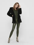 Only Jacket faux fur, black - Women's light jackets - 129632 - 4