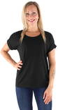 Only women's T-shirt, loose model Moster black - Women's T-shirts - 121422 - 1