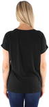 Only women's T-shirt, loose model Moster black - Women's T-shirts - 121422 - 2