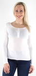 Pieces Women's ribb shirt Kitte, black, white - Women's long sleeved shirts - 125352 - 2