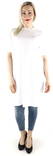 Pieces oversized t-shirt dress, black, white - Dresses and tunics - 128272 - 2