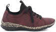 Rieker Walking Shoes N42M2-35, Wine Red - Rieker women`s walking shoes - 126612 - 1