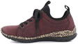Rieker Walking Shoes N42M2-35, Wine Red - Rieker women`s walking shoes - 126612 - 2