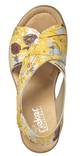 Rieker Wedge Sandals V35H6-90, Yellow - Rieker women`s sandals - 128722 - 3