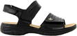 Rieker Sandals 64560-01, Black - Rieker women`s sandals - 125842 - 1