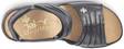 Rieker Sandals 64560-01, Black - Rieker women`s sandals - 125842 - 2