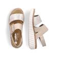 Rieker women's sandals 69260-60 beige - Rieker women`s sandals - 135922 - 4