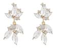 Snö of Sweden Earrings Copenhagen g/clear - Earrings - 134942 - 1