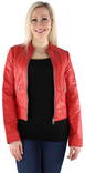 Vero Moda Jacket Riamarta coated, Red - Women's leather- and pu-jackets - 125422 - 1