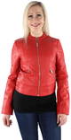 Vero Moda Jacket Riamarta coated, Red - Women's leather- and pu-jackets - 125422 - 2