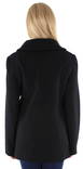Vero Moda Wool Coat Biker 3/4, Black - Women's wool coats - 121882 - 2