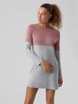 Vero Moda Knitted Dress Lillie light grey/nostalg - Women's knitwear - 132582 - 1