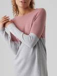 Vero Moda Knitted Dress Lillie light grey/nostalg - Women's knitwear - 132582 - 3
