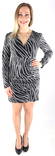 Vila Dress v-neck, black/silver - Dresses and tunics - 132382 - 1