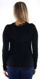 Vila women's stretchy Shirt open o-neck - Women's long sleeved shirts - 134112 - 3