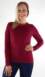 Vila women's stretchy Shirt open o-neck - Women's long sleeved shirts - 134112 - 1