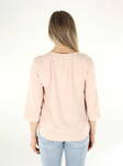 JDY women's shirt Lion 3/4 peach whip - Women's long sleeved shirts - 135952 - 2