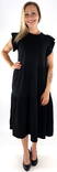Vila Dress Summer midi black - Dresses and tunics - 135972 - 1
