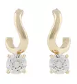 Snö of Sweden Earrings Ace g/clear - Earrings - 136712 - 1